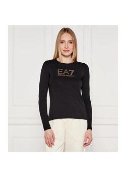 EA7 Bluzka | Regular Fit ze sklepu Gomez Fashion Store w kategorii Bluzki damskie - zdjęcie 184630763
