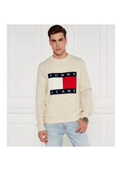 Tommy Jeans Sweter | Regular Fit | z dodatkiem wełny ze sklepu Gomez Fashion Store w kategorii Swetry męskie - zdjęcie 184630764