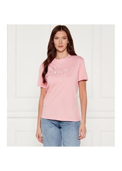 HUGO T-shirt Damacia_5 | Regular Fit ze sklepu Gomez Fashion Store w kategorii Bluzki damskie - zdjęcie 184631194