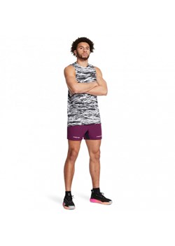 Męskie spodenki treningowe Under Armour Project Rock Ultimate 5" Short - fioletowe ze sklepu Sportstylestory.com w kategorii Spodenki męskie - zdjęcie 184631382