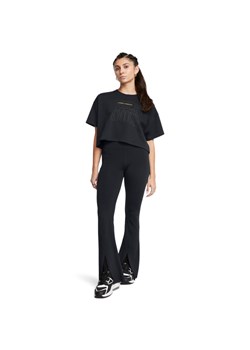 Damskie spodnie treningowe Under Armour Meridian Kick Flare Pant - czarne ze sklepu Sportstylestory.com w kategorii Spodnie damskie - zdjęcie 184631544
