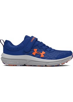 Chłopięce buty do biegania Under Armour UA BPS Assert 10 AC - granatowe ze sklepu Sportstylestory.com w kategorii Buty sportowe dziecięce - zdjęcie 184631570