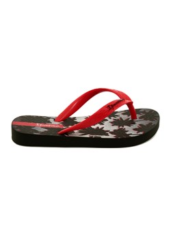 Klapki japonki Ipanema dziewczęce 83185 Classic X czerwone ze sklepu ButyModne.pl w kategorii Klapki dziecięce - zdjęcie 184632283