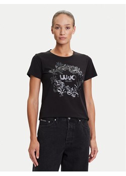 Liu Jo Sport T-Shirt TF5162 JS923 Czarny Regular Fit ze sklepu MODIVO w kategorii Bluzki damskie - zdjęcie 184632582