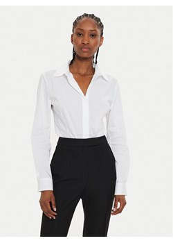 Boss Koszula Bashinah 50499433 Biały Slim Fit ze sklepu MODIVO w kategorii Koszule damskie - zdjęcie 184632600