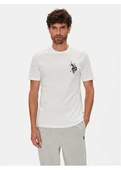 U.S. Polo Assn. T-Shirt MUP4367 Biały Regular Fit ze sklepu MODIVO w kategorii T-shirty męskie - zdjęcie 184632612