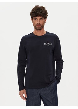 Tommy Hilfiger Longsleeve Stack MW0MW41293 Granatowy Regular Fit ze sklepu MODIVO w kategorii T-shirty męskie - zdjęcie 184632694