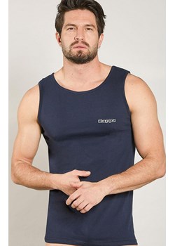 Kappa granatowa koszulka męska bawełniana na szerokich ramiączkach K1325, Kolor granatowy, Rozmiar M, Kappa ze sklepu Primodo w kategorii T-shirty męskie - zdjęcie 184633780