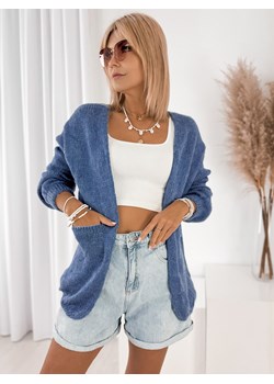 kardigan antila niebieski one size ze sklepu UBRA w kategorii Swetry damskie - zdjęcie 184634190