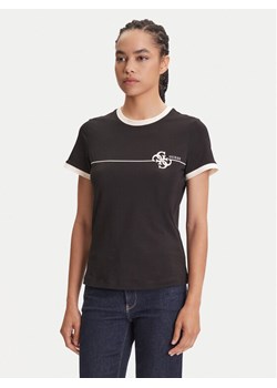 Guess T-Shirt V5YI01 J1314 Czarny Regular Fit ze sklepu MODIVO w kategorii Bluzki damskie - zdjęcie 184635193