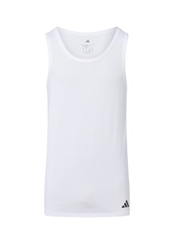 adidas Performance Kamizelki w 2-paku Mężczyźni Bawełna biały jednolity ze sklepu vangraaf w kategorii T-shirty męskie - zdjęcie 184635722