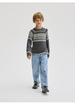 Reserved - Bawełniane jeansy regular - niebieski ze sklepu Reserved w kategorii Spodnie chłopięce - zdjęcie 184635870