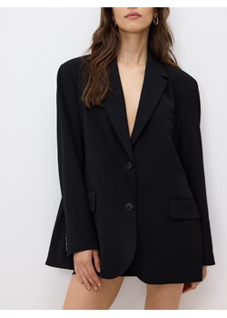 Reserved - Jednorzędowa marynarka oversize - czarny ze sklepu Reserved w kategorii Marynarki damskie - zdjęcie 184635993