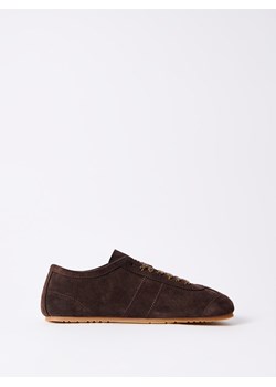 Mohito - Skórzane sneakersy - ciemno brązowy ze sklepu Mohito w kategorii Trampki damskie - zdjęcie 184636493