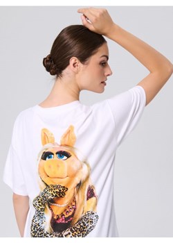 Sinsay - Koszulka z nadrukiem Muppets - biały ze sklepu Sinsay w kategorii Bluzki damskie - zdjęcie 184637183