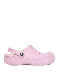 Klapki Crocs C-BAYA LINED CLOG 205969-6GD Różowy ze sklepu eobuwie.pl w kategorii Klapki damskie - zdjęcie 184637290