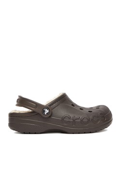 Klapki Crocs C-BAYA LINED CLOG 205969-206 Brązowy ze sklepu eobuwie.pl w kategorii Klapki damskie - zdjęcie 184637294