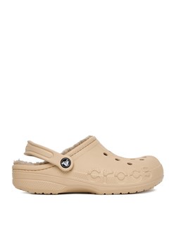 Crocs Klapki C-BAYA LINED CLOG 205969-2ZM Beżowy ze sklepu MODIVO w kategorii Klapki damskie - zdjęcie 184637584