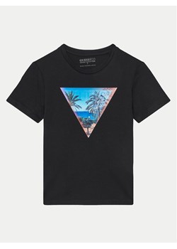 Guess T-Shirt L5GI26 K8HM4 Czarny Regular Fit ze sklepu MODIVO w kategorii T-shirty chłopięce - zdjęcie 184637623