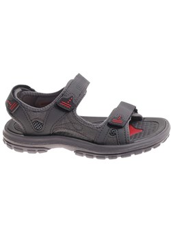 Szare chłopięce sandały na rzepy /B5-1 17942 T259/ ze sklepu Pantofelek24.pl w kategorii Sandały dziecięce - zdjęcie 184639391