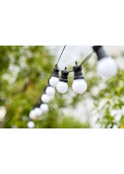 lumisky Girlanda LED &quot;Party&quot; w kolorze ciepłej bieli - dł. 570 cm ze sklepu Limango Polska w kategorii Oświetlenie ogrodowe - zdjęcie 184639540