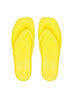 Japonki Crocs Miami Frosted Flip 211474 Zielony ze sklepu eobuwie.pl w kategorii Klapki damskie - zdjęcie 184641674