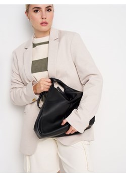Sinsay - Torebka z imitacji skóry - czarny ze sklepu Sinsay w kategorii Torby Shopper bag - zdjęcie 184642923