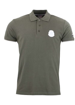 Peak Mountain Koszulka polo w kolorze khaki ze sklepu Limango Polska w kategorii T-shirty męskie - zdjęcie 184643124