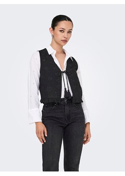 ONLY Top w kolorze czarnym ze sklepu Limango Polska w kategorii Bluzki damskie - zdjęcie 184643443