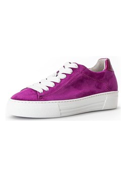 Gabor Skórzane sneakersy w kolorze fioletowym ze sklepu Limango Polska w kategorii Buty sportowe damskie - zdjęcie 184643763