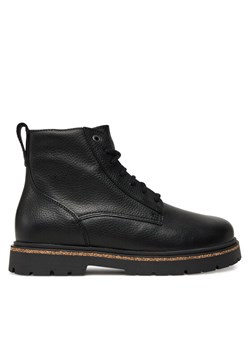 Trapery Birkenstock Highwood Lace Mid 1030783 Czarny ze sklepu eobuwie.pl w kategorii Workery damskie - zdjęcie 184643790