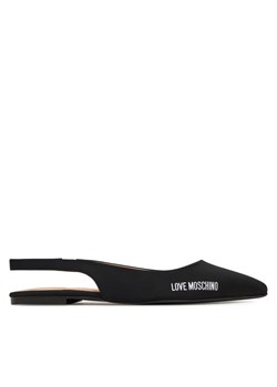 Sandały LOVE MOSCHINO JA11021G1NIM000036 Czarny ze sklepu eobuwie.pl w kategorii Balerinki - zdjęcie 184643802