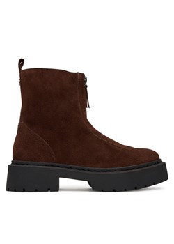 Botki Steve Madden SM11003404 Brązowy ze sklepu eobuwie.pl w kategorii Botki - zdjęcie 184643933
