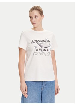 Weekend Max Mara T-Shirt Guglia 2525976031 Écru Regular Fit ze sklepu MODIVO w kategorii Bluzki damskie - zdjęcie 184644600