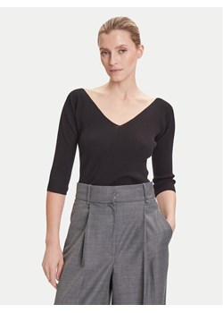 Weekend Max Mara Bluzka Oceano 2525366031 Czarny Slim Fit ze sklepu MODIVO w kategorii Bluzki damskie - zdjęcie 184644761