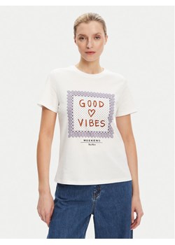 Weekend Max Mara T-Shirt Ara 2525976041 Biały Regular Fit ze sklepu MODIVO w kategorii Bluzki damskie - zdjęcie 184644793