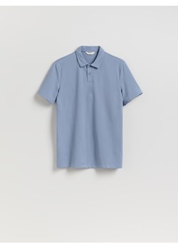 Reserved - Koszulka polo regular fit - jasnoszary ze sklepu Reserved w kategorii T-shirty męskie - zdjęcie 184645962