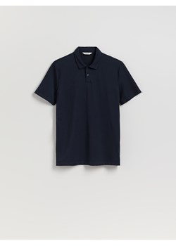 Reserved - Koszulka polo regular fit - granatowy ze sklepu Reserved w kategorii T-shirty męskie - zdjęcie 184645964