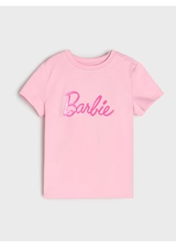 Sinsay - Koszulka Barbie - różowy ze sklepu Sinsay w kategorii Bluzki dziewczęce - zdjęcie 184647430