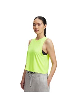 Damski top treningowy Under Armour Vanish Energy Crop Tank - zielony ze sklepu Sportstylestory.com w kategorii Bluzki damskie - zdjęcie 184647952