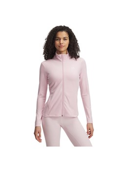 Damski longsleeve treningowy rozpinany Under Armour Motion Jacket Emea - różowy ze sklepu Sportstylestory.com w kategorii Bluzki damskie - zdjęcie 184647992