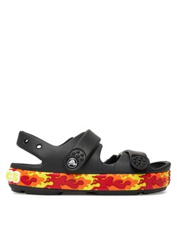 Sandały Crocs Crocband Cruiser Flames Sandal Kids 211268 Czarny ze sklepu eobuwie.pl w kategorii Sandały dziecięce - zdjęcie 184648441