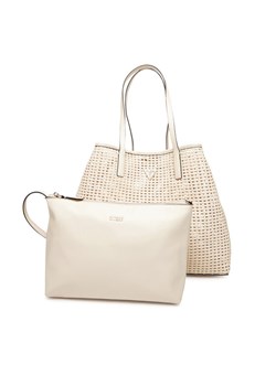 Torebka Guess Brigitta HWWZ72 06240 Écru ze sklepu eobuwie.pl w kategorii Torby Shopper bag - zdjęcie 184648593