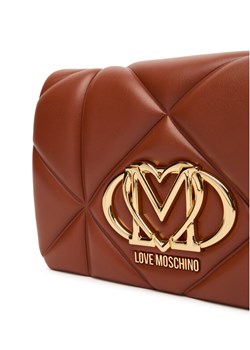 Torebka LOVE MOSCHINO JC4043PP1NLC0312 Brązowy ze sklepu eobuwie.pl w kategorii Kopertówki - zdjęcie 184648630