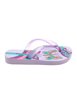 Japonki w motyle dziewczęce Ipanema 83348 AI746 LILAC fioletowe ze sklepu ButyModne.pl w kategorii Klapki dziecięce - zdjęcie 184649543