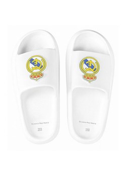 Klapki Real Madryt beach pool flip flops Eva Jr 2300006820B białe ze sklepu ButyModne.pl w kategorii Klapki dziecięce - zdjęcie 184649633