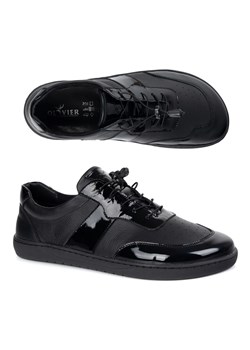 Olivier Buty Damskie Barefoot Skóra Minimalistyczne Szerokie Aria floter czarny ze sklepu ButyModne.pl w kategorii Mokasyny męskie - zdjęcie 184649640