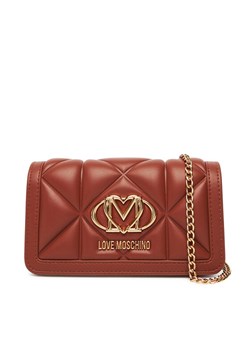 LOVE MOSCHINO Duży Portfel Damski JC5640PP1NLC0312 Brązowy ze sklepu MODIVO w kategorii Portfele damskie - zdjęcie 184649962