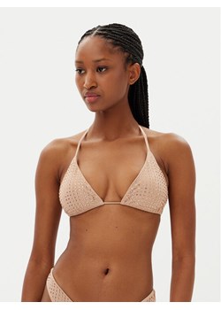 Guess Góra od bikini E4GJ07 KC5Z0 Beżowy Regular Fit ze sklepu MODIVO w kategorii Stroje kąpielowe - zdjęcie 184650100