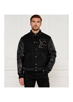 POLO RALPH LAUREN Wełniana kurtka bomber | Regular Fit | z dodatkiem skóry ze sklepu Gomez Fashion Store w kategorii Kurtki męskie - zdjęcie 184651974